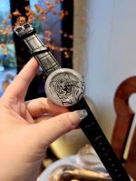 Cartier Panthere De 45mm Swiss Quartz Movement 316L Steel Italian Cowhide Leather Strap Watch